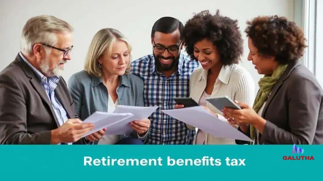 Who is affected by retirement benefits tax?