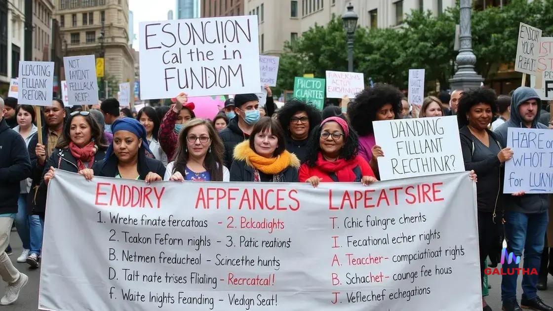 Key demands of the protesters