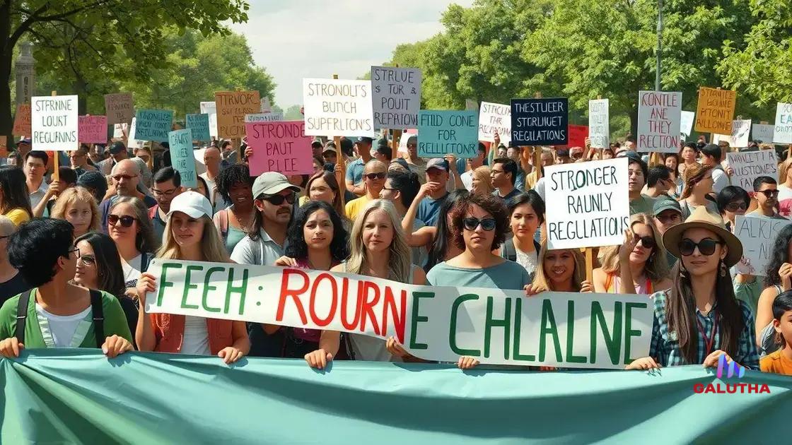 Public response to regulatory changes