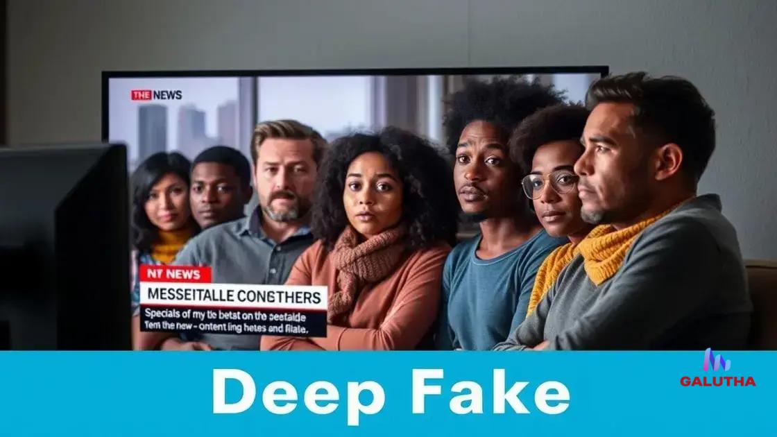 Trust issues arising from deepfake content
