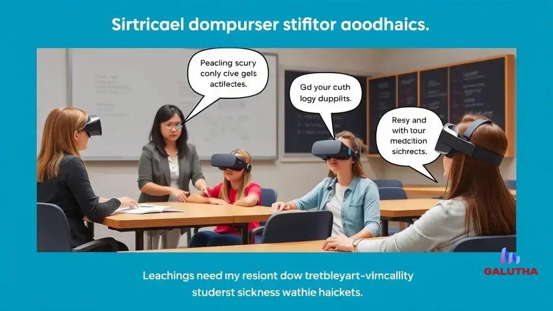 Challenges and limitations of VR in education