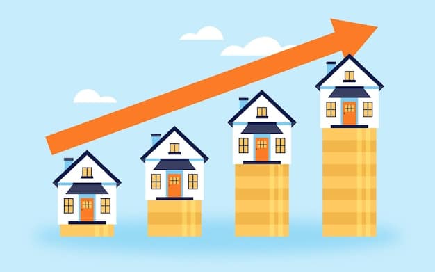 A visual representation of various asset classes (stocks, bonds, real estate) with arrows pointing up and down, symbolizing the potential positive and negative impacts of the rising national debt on each asset class.